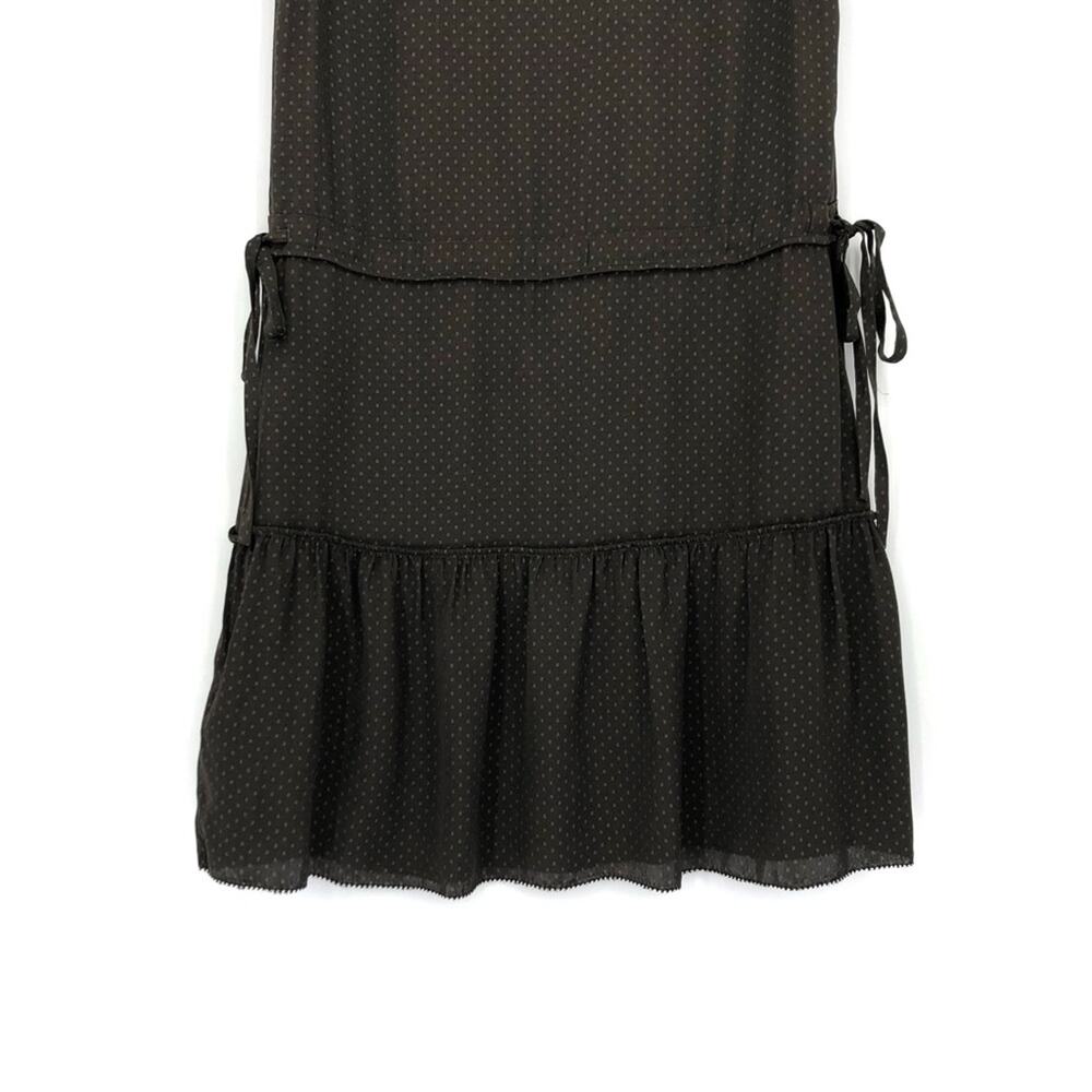ALLSAINTS Lin Polka Dot Mini Dress Green Brown 0 - Picture 11 of 12